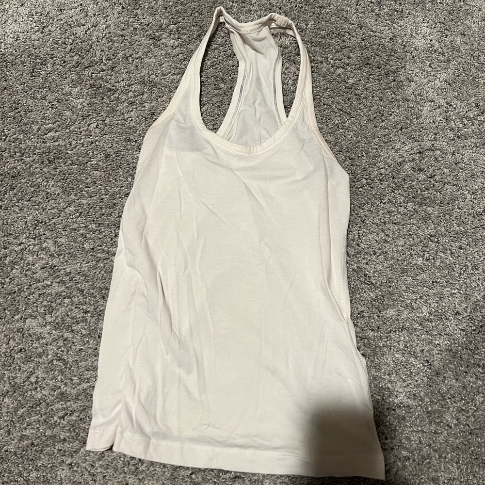 Lululemon Racerback Tank - Cream - Picture 2 of 3